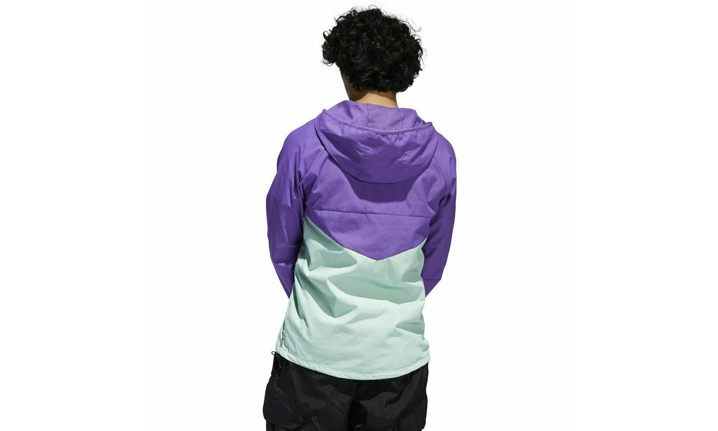 Originals Dekum Packable Wind Jacket "Active Purple / Clear Mint" DV2089