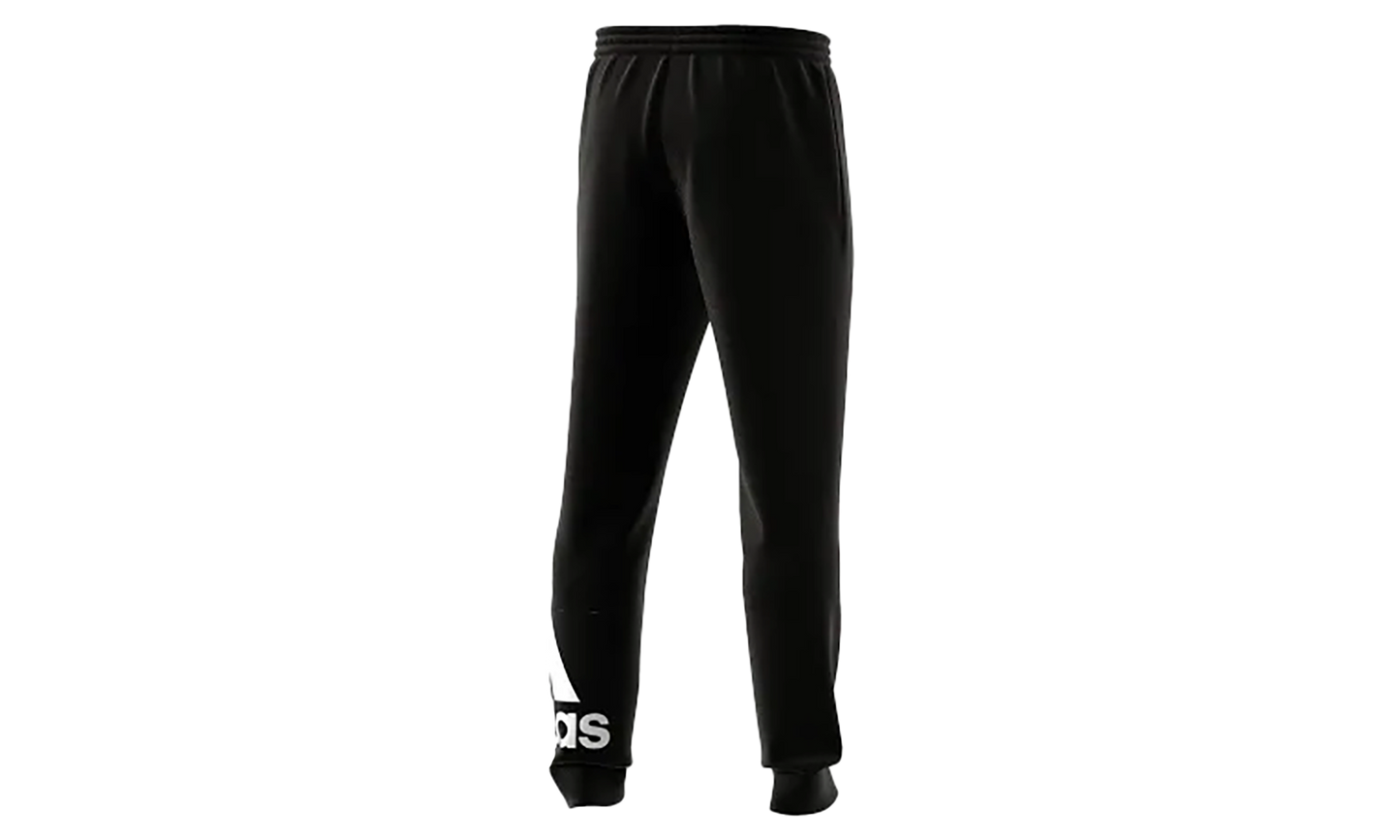 Essentials French Terry Tapered Cuff Logo Pants "Black / White" GK8968