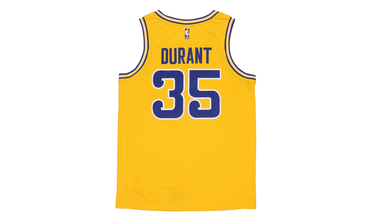 NBA Golden State Warriors Jersey "Yellow- Durant Gold Hardwood Classics Swingman Jersey" AJ3878 729