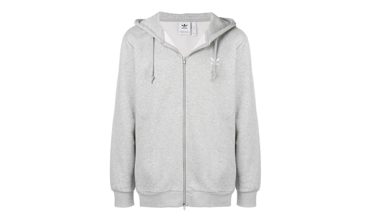 Trefoil Fleece Fullzip Hoodie "Medium Grey Heather" DN6015