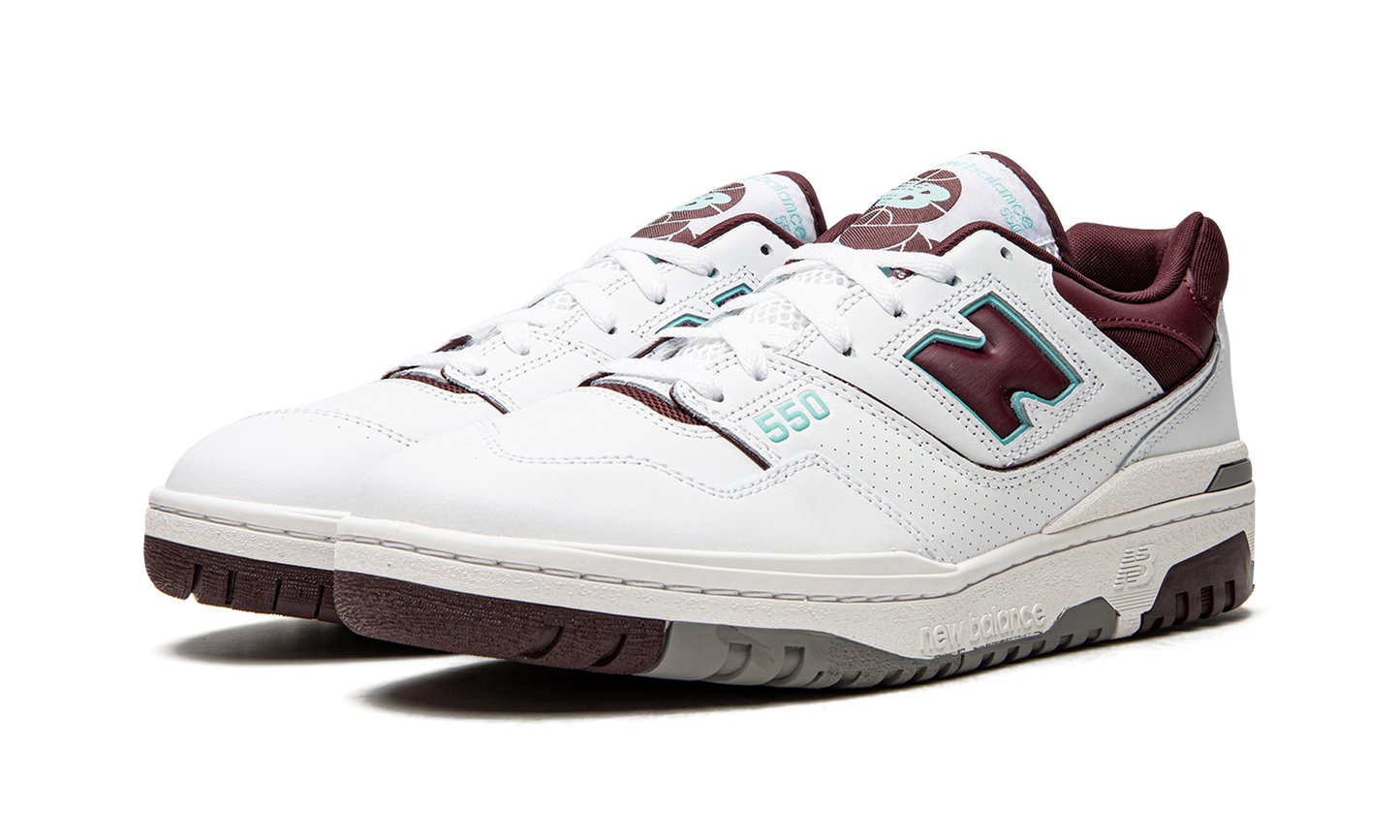 550 "Burgundy / Cyan" BB550WBG