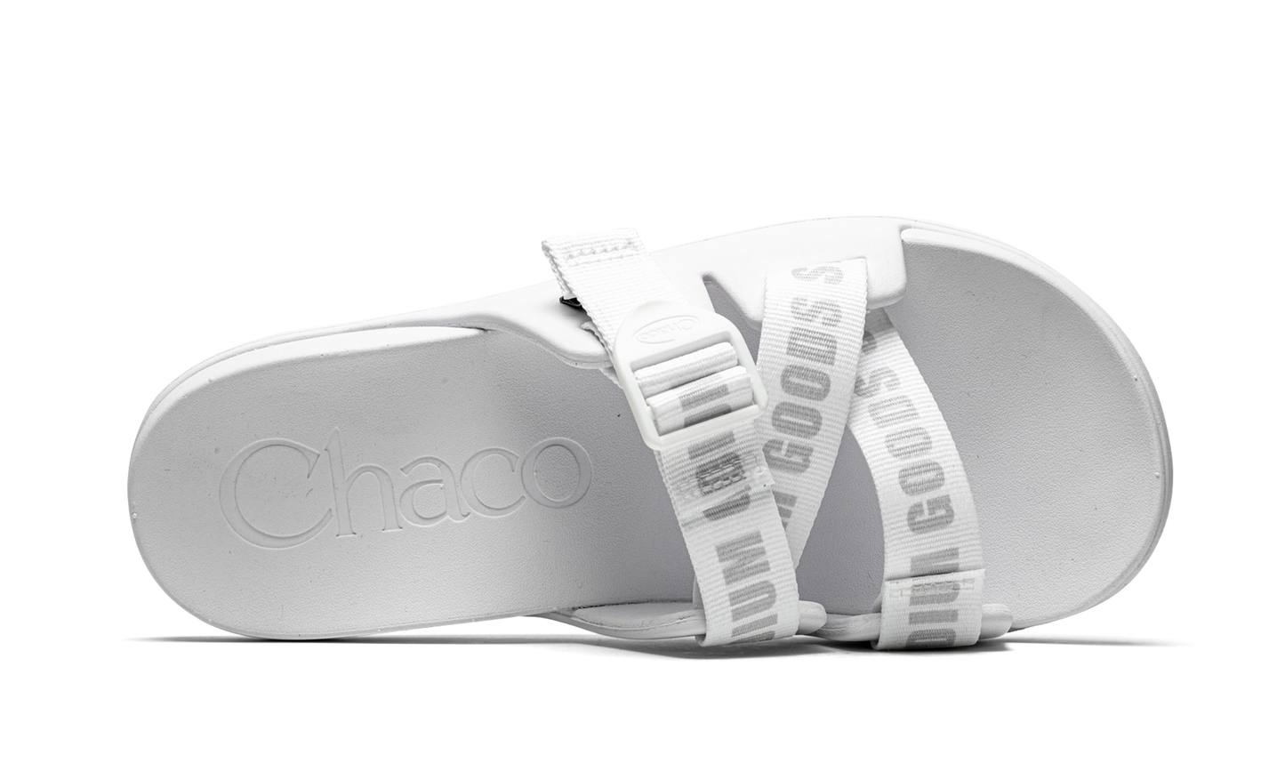 Men's Chillos Slide "Stadium Goods x Chaco - Whiteout" JCH199785