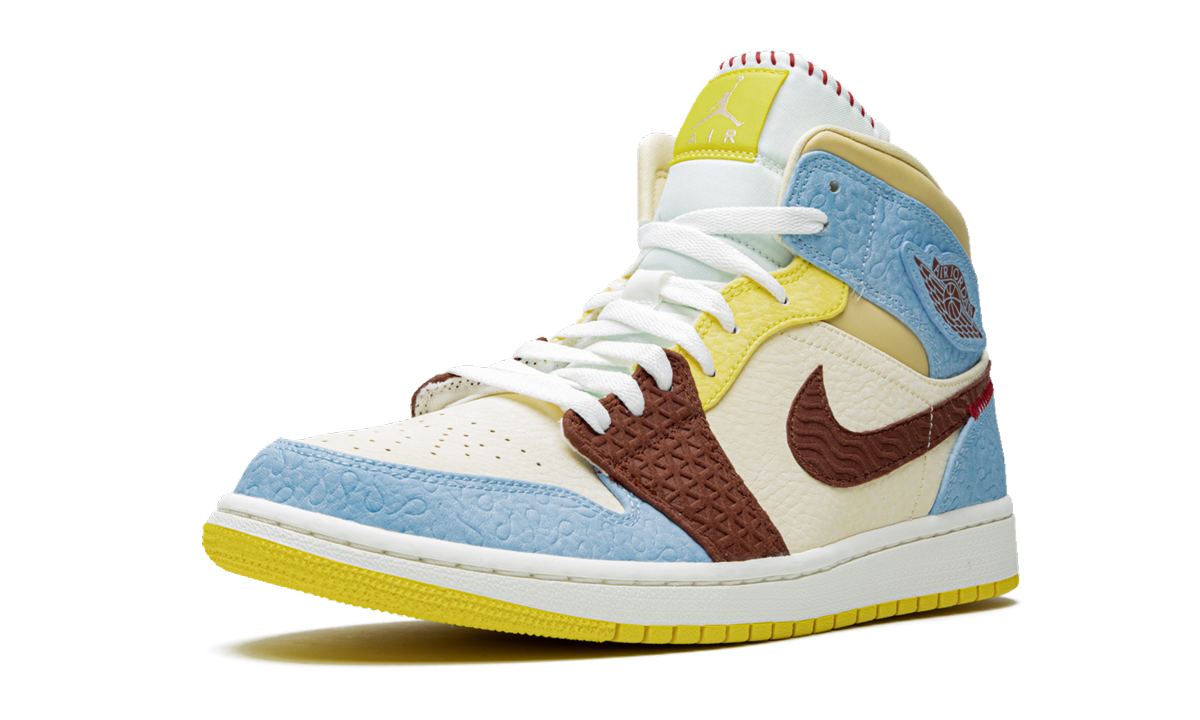 Air Jordan 1 Mid SE "Maison Chateau Rouge Fearless" CU2803 200