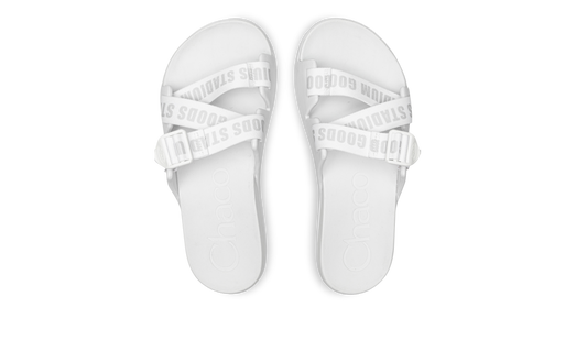 Men's Chillos Slide "Stadium Goods x Chaco - Whiteout" JCH199785