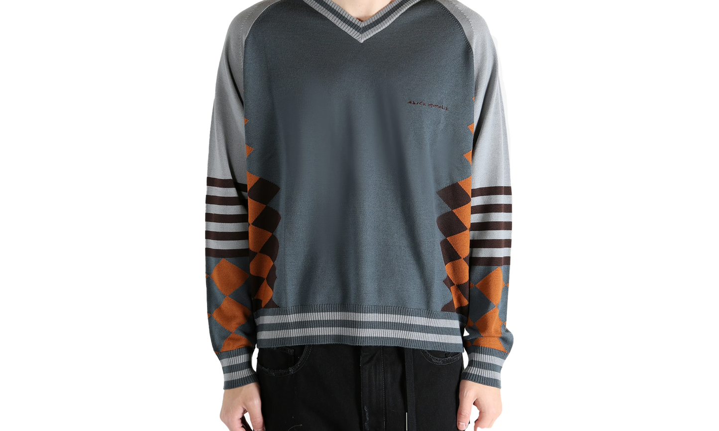 Laricoid Knit Jumper "Kiko Kostadinov - Mist / Rust" 2203A323 021