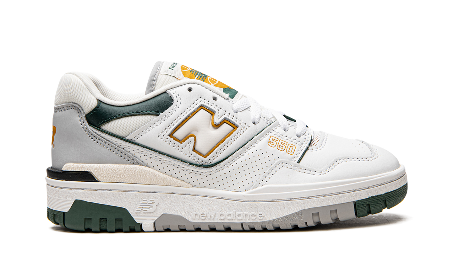 550 "White / Nightwatch Green" BB550PWC