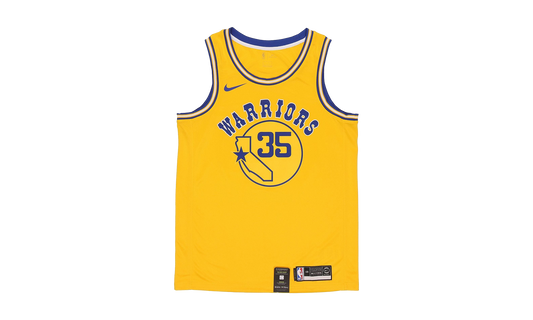 NBA Golden State Warriors Jersey "Yellow- Durant Gold Hardwood Classics Swingman Jersey" AJ3878 729