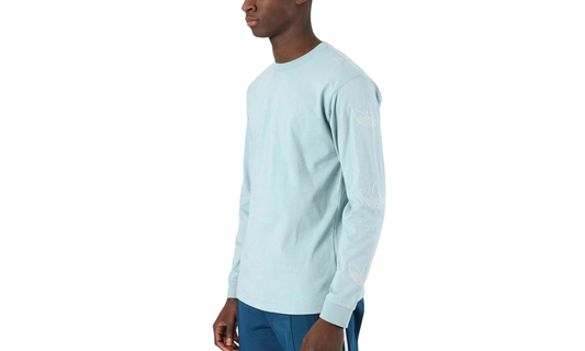 Originals Longsleeve Trefoil Tee "Ash Grey / White" DV3153