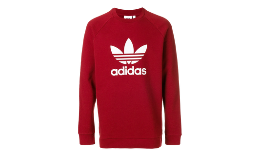 Trefoil Crew Sweatshirt "Rust Red / White" CX1897