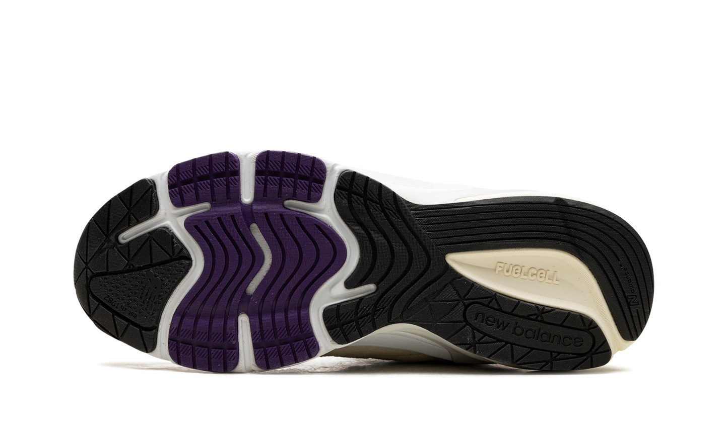 990v6 "Made In USA - Teddy Santis White Black Plum" U990WB6