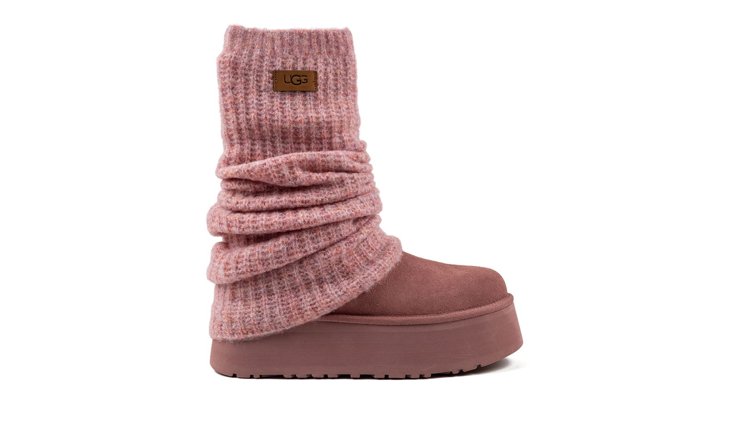 Classic Mini Dipper Legwarmer Boot WMNS "Pink Dawn" 1178990 PDW