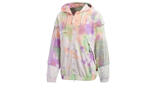 Hu Holi Windbreaker Jacket "PHARRELL WILLIAMS - White Purple" CW9413